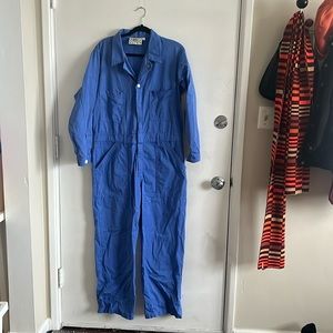 Big Bud Press Cornflower Blue Long-sleeve Jumpsuit